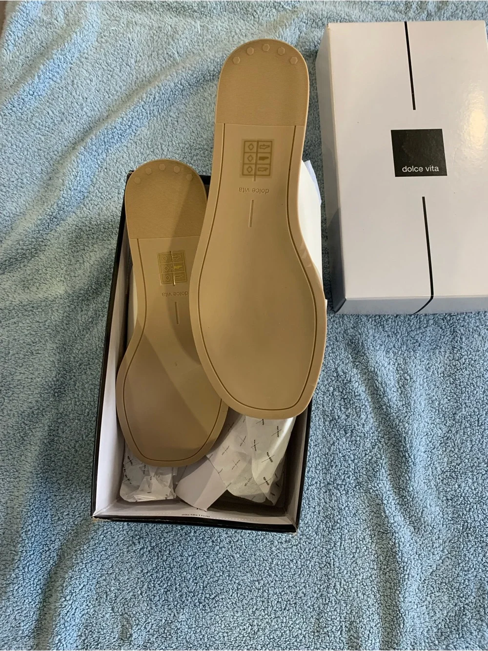 Dolce Vita Cream Cross-Strap Sandals